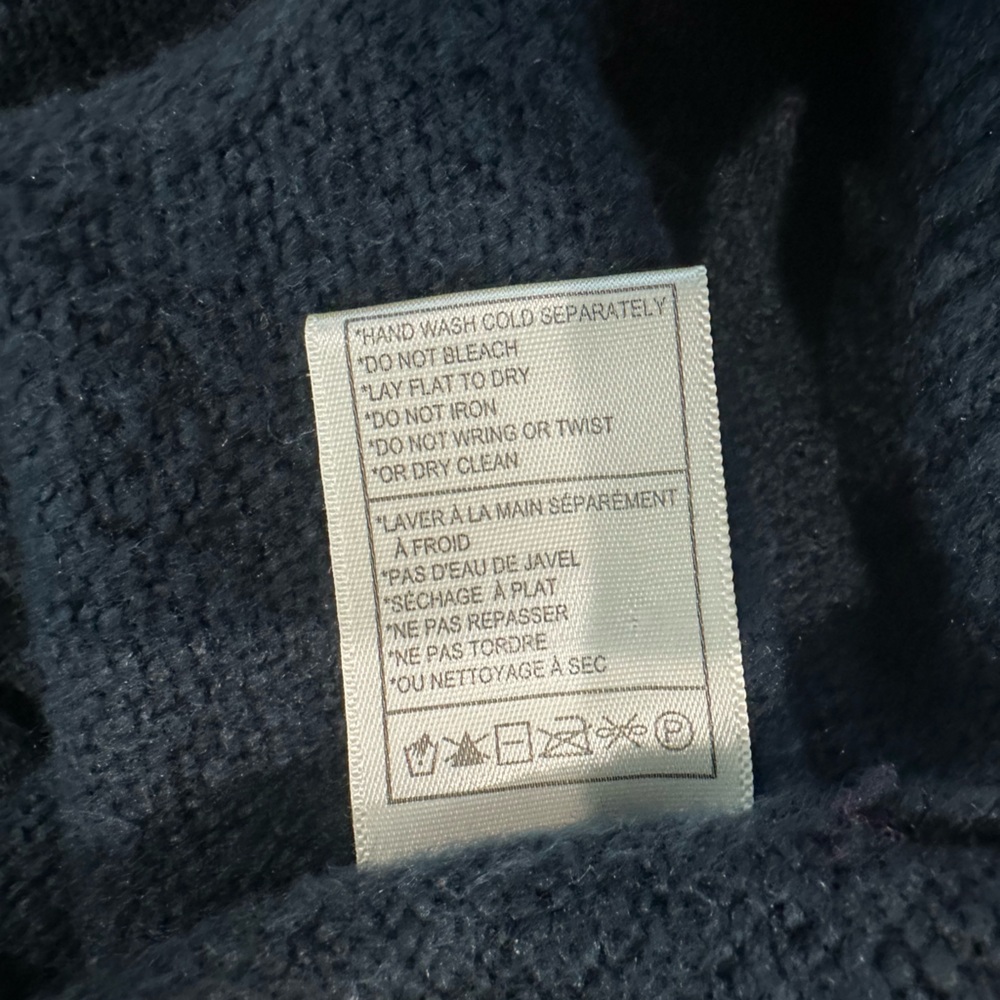 Bb Dakota Navy Turtleneck Sweater With Open Back … - image 6